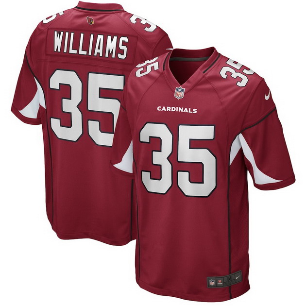 mens nike aeneas williams cardinal arizona cardinals game retired player jersey